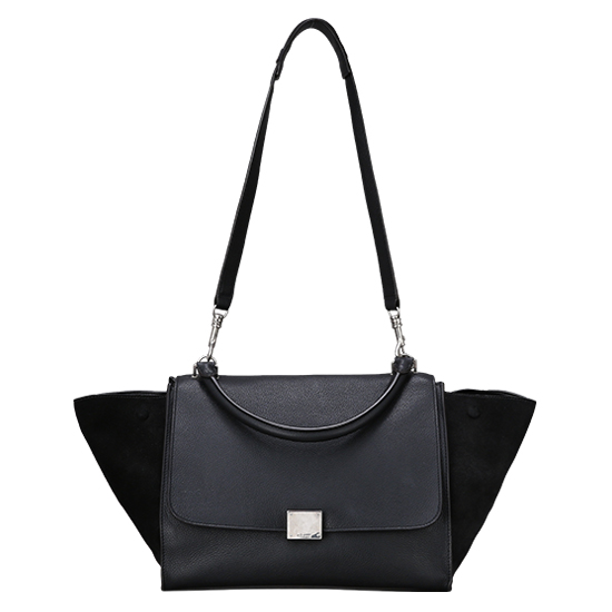 CELINE(USED)트라페제 블랙 토트백