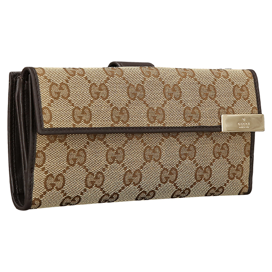 GUCCI(USED) 구찌 GG로고 패브릭 장지갑