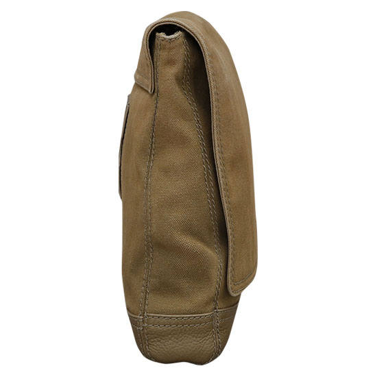 BALENCIAGA(USED)브라운 패브릭 트리밍 클러치