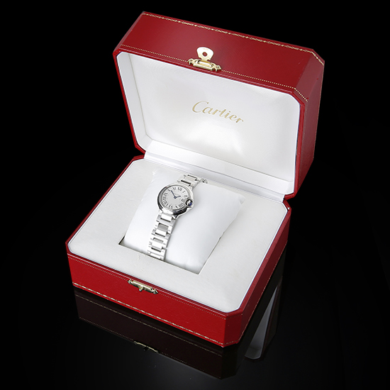 CARTIER(USED) 발롱블루 스틸 28
