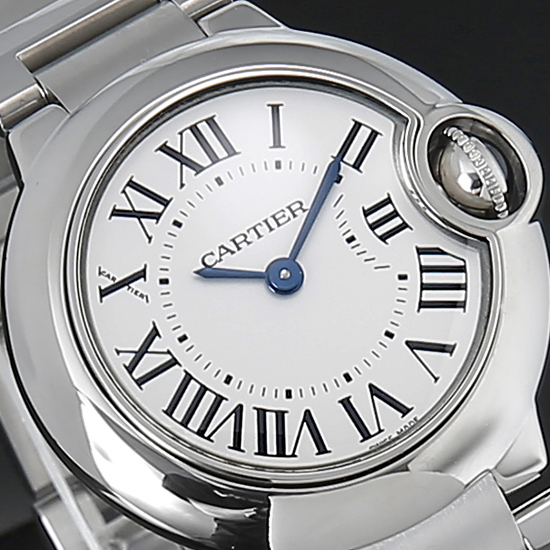 CARTIER(USED) 발롱블루 스틸 28