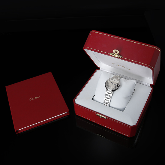 CARTIER(USED) 발롱블루 스틸 33 쿼츠