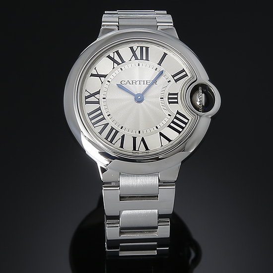 CARTIER(USED) 발롱블루 스틸 33 쿼츠