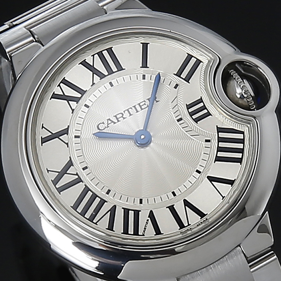 CARTIER(USED) 발롱블루 스틸 33 쿼츠