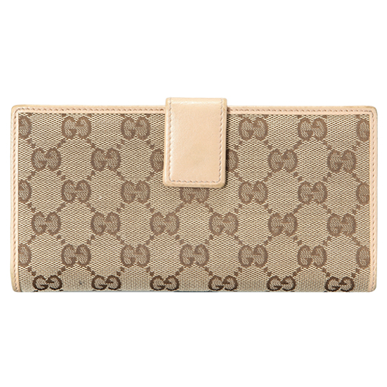 GUCCI(USED) 구찌 씨마 패브릭 브라운 장지갑