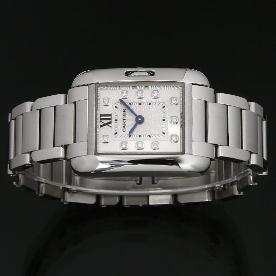 CARTIER(USED) 탱크 앙글레즈 스틸 스몰