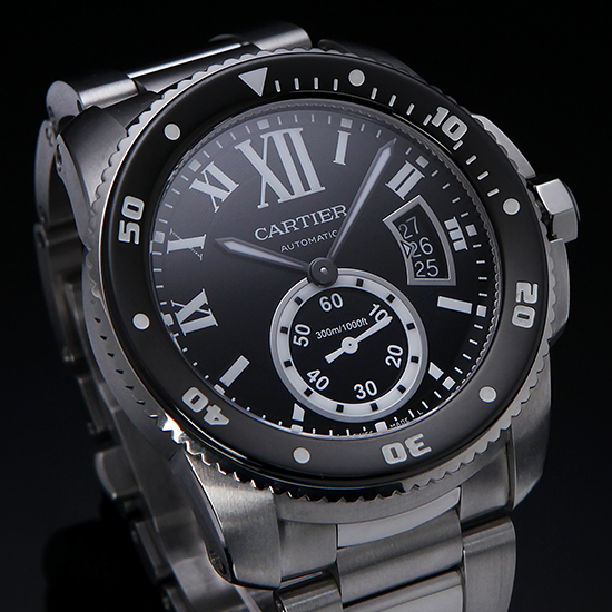 CARTIER(USED) 칼리브 스틸 다이버