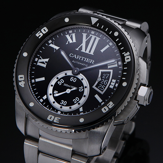 CARTIER(USED) 칼리브 스틸 다이버