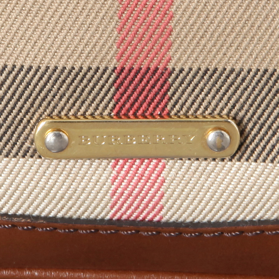 BURBERRY(USED)캔버스 브라운 크로스바디백