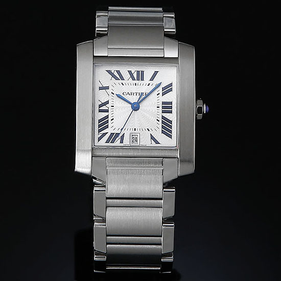 CARTIER(USED)탱크 프랑세스 스틸 L