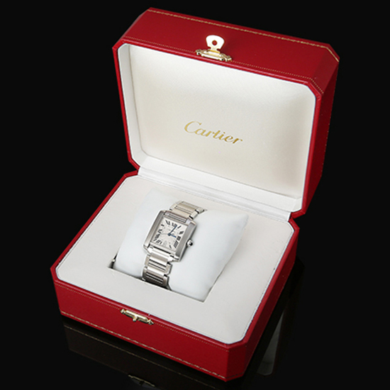 CARTIER(USED)탱크 프랑세스 스틸 L
