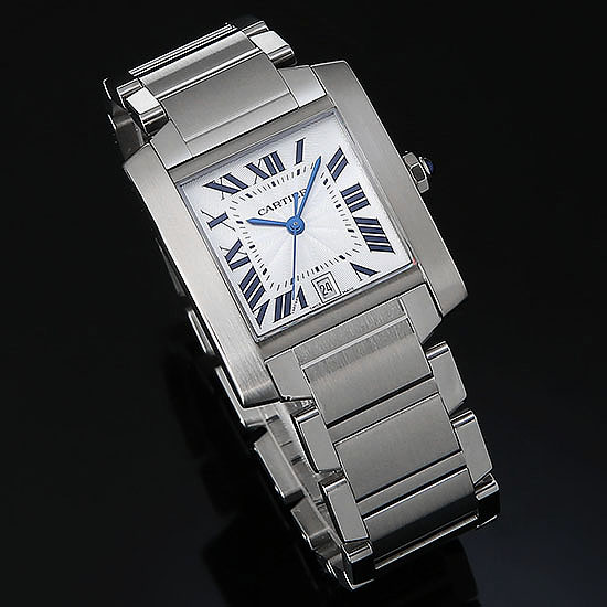 CARTIER(USED)탱크 프랑세스 스틸 L