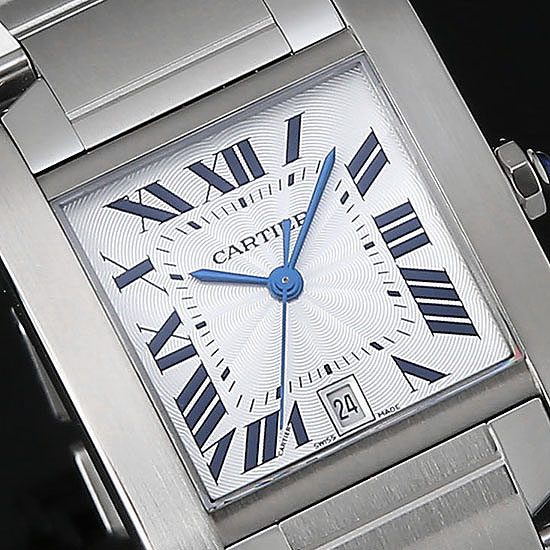 CARTIER(USED)탱크 프랑세스 스틸 L