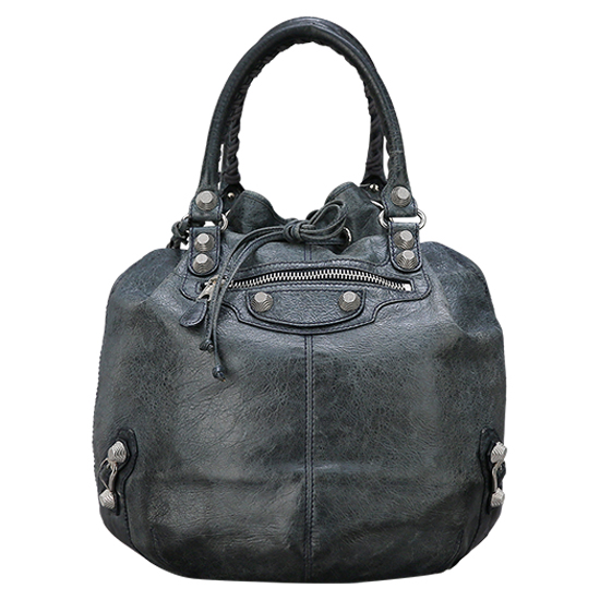 BALENCIAGA(USED)자이언트 폼폰 그레이 토트겸 숄더백