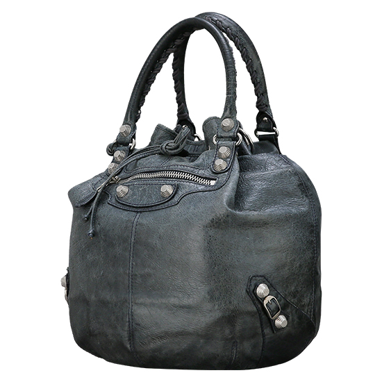 BALENCIAGA(USED)자이언트 폼폰 그레이 토트겸 숄더백
