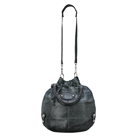BALENCIAGA(USED)자이언트 폼폰 그레이 토트겸 숄더백