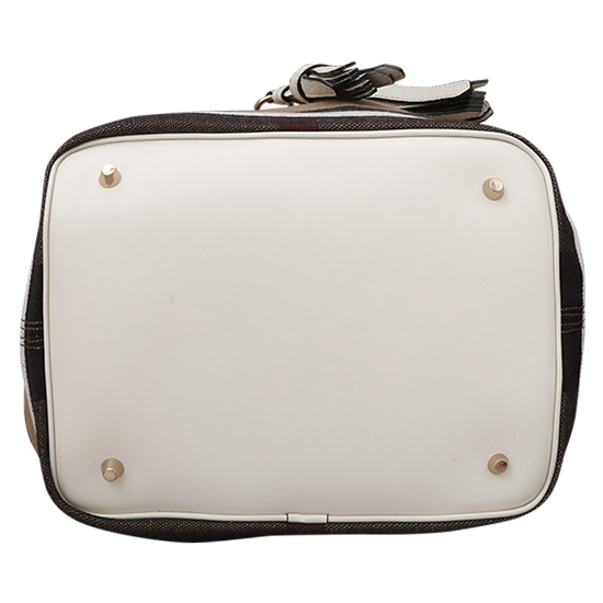 BURBERRY(USED)애쉬비 캔버스 체크 호보백
