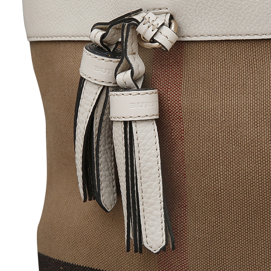 BURBERRY(USED)애쉬비 캔버스 체크 호보백