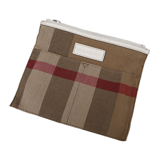 BURBERRY(USED)애쉬비 캔버스 체크 호보백