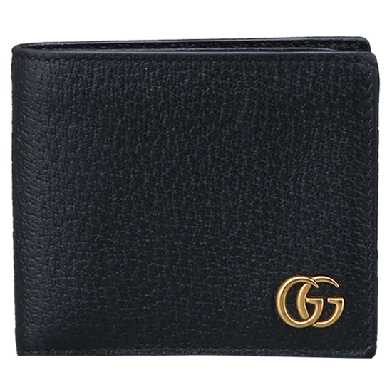 GUCCI(USED) 구찌 GG로고 마몽트 가죽 반지갑