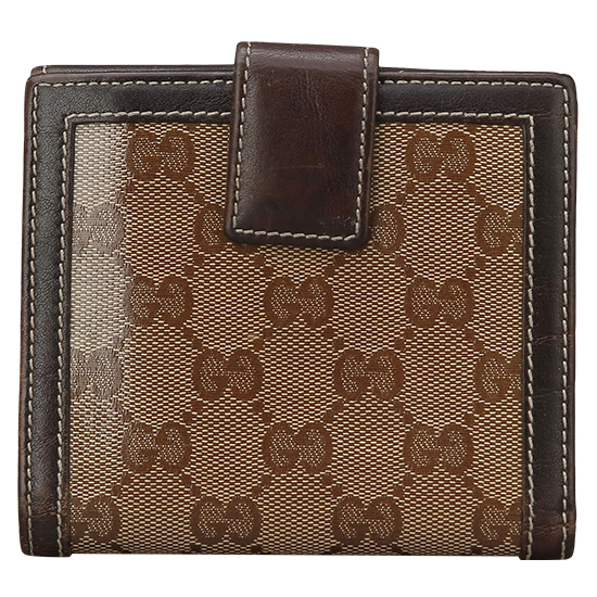 GUCCI(USED) 구찌 GG로고 리본장식 중지갑