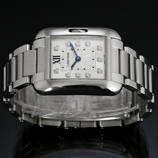 CARTIER(USED) 탱크 앙글레즈 스틸 스몰