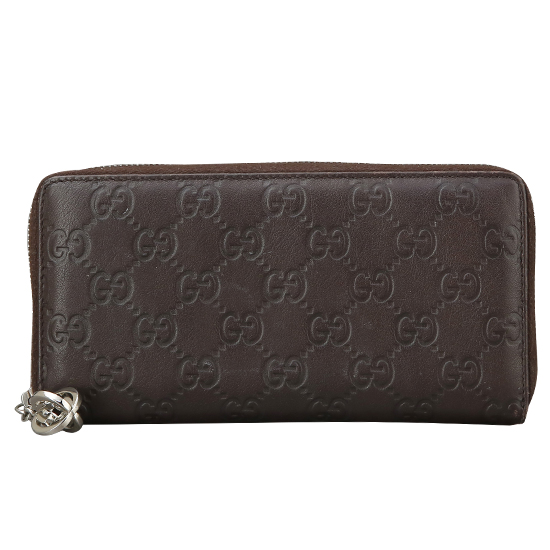 GUCCI(USED) 구찌 씨마 레더 지퍼 장지갑
