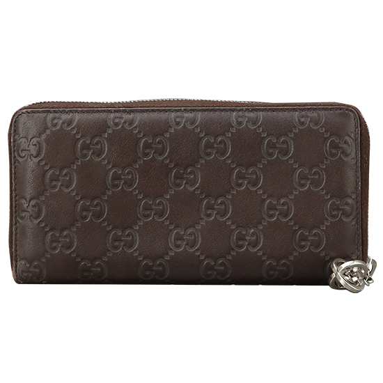 GUCCI(USED) 구찌 씨마 레더 지퍼 장지갑