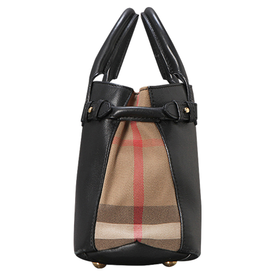 BURBERRY(USED)하우스 체크 배너백 블랙