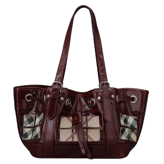 BURBERRY(USED)노바체크 페이던트 숄더백