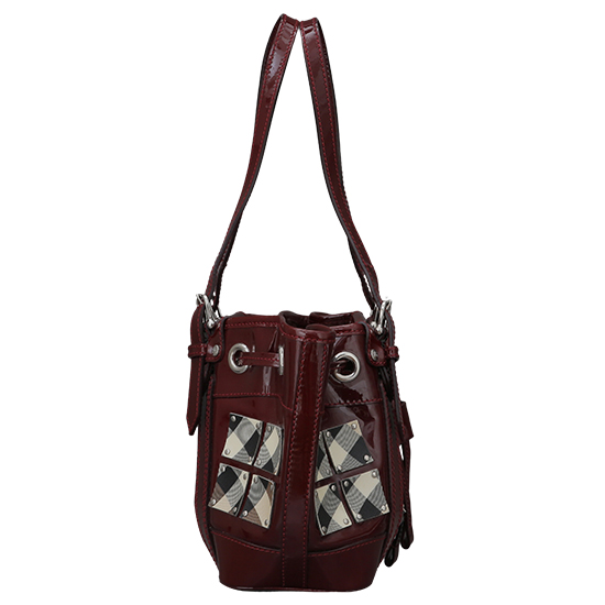 BURBERRY(USED)노바체크 페이던트 숄더백