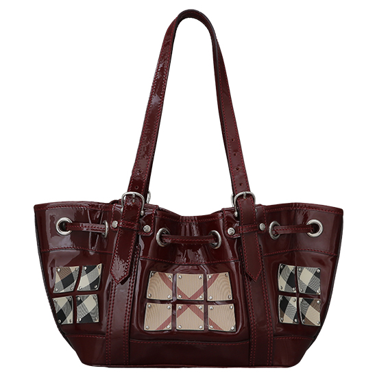 BURBERRY(USED)노바체크 페이던트 숄더백