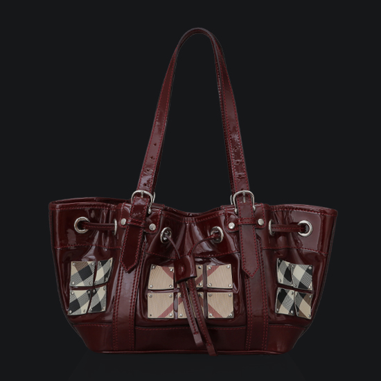 BURBERRY(USED)노바체크 페이던트 숄더백