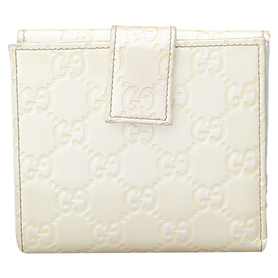 GUCCI(USED) 구찌 GG로고 씨마 레더 페이던트 중지갑