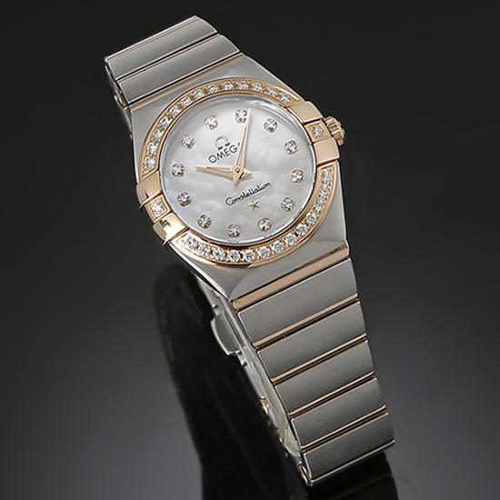 OMEGA(USED) 뉴 컨스틸레이션 콤비 다이아베젤