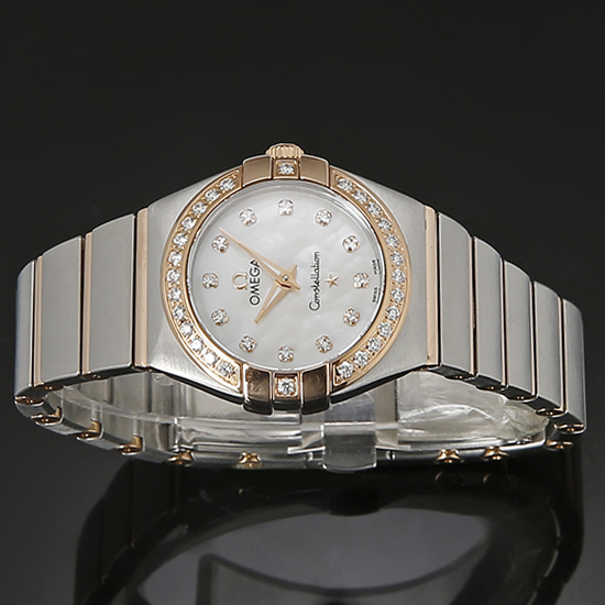 OMEGA(USED) 뉴 컨스틸레이션 콤비 다이아베젤