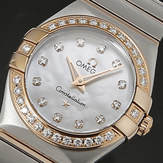 OMEGA(USED) 뉴 컨스틸레이션 콤비 다이아베젤