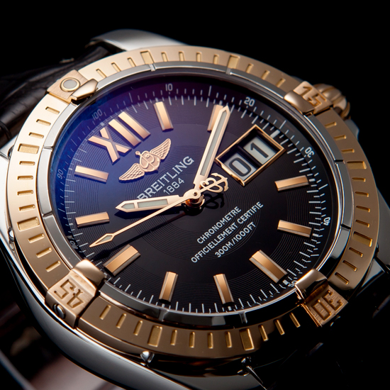 BREITLING(USED) 윈드라이더 콕핏 빅데이트 콤비