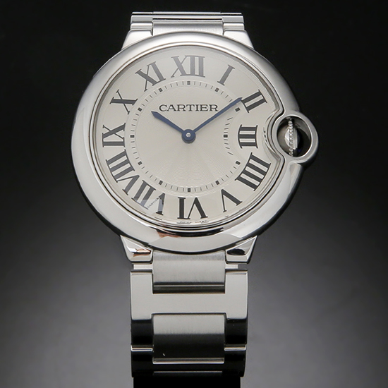 CARTIER(USED)발롱블루 스틸 36