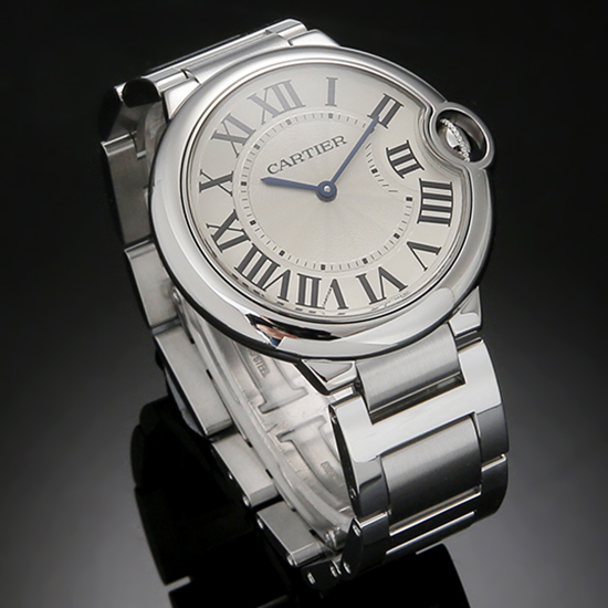 CARTIER(USED)발롱블루 스틸 36