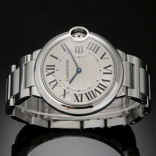 CARTIER(USED)발롱블루 스틸 36