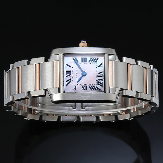 CARTIER(USED) 탱크 프랑세스 콤비 자개판 스몰
