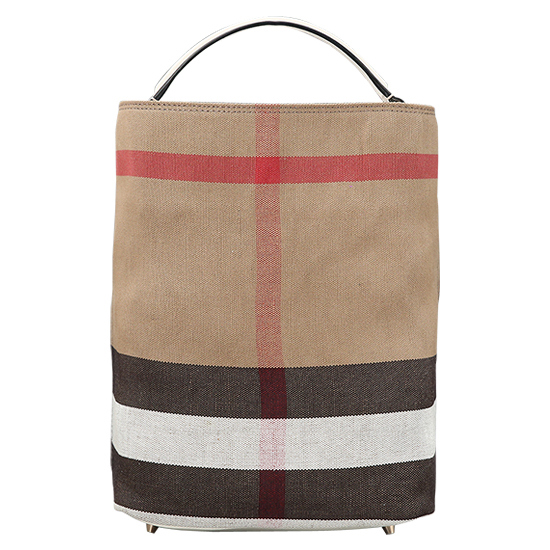 BURBERRY(USED)애쉬비 캔버스 체크 호보백
