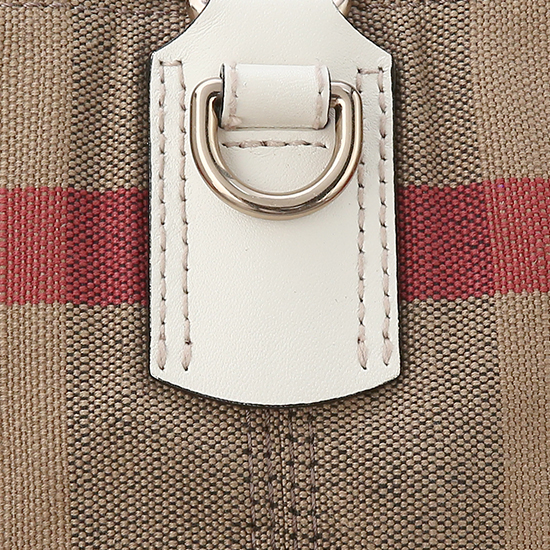 BURBERRY(USED)애쉬비 캔버스 체크 호보백
