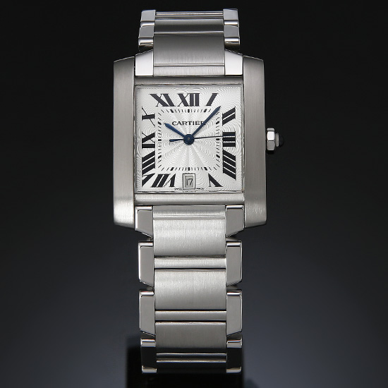 CARTIER(USED) 탱크 프랑세스 스틸 L