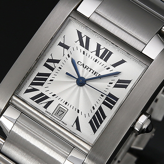 CARTIER(USED) 탱크 프랑세스 스틸 L