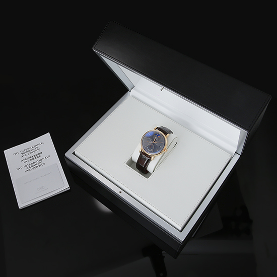 IWC(USED)포르토피노 핸드 와인더 문페이즈 IW516403