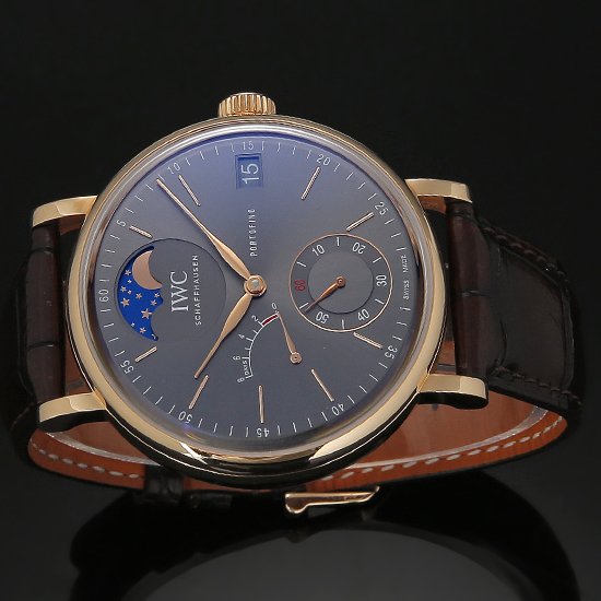 IWC(USED)포르토피노 핸드 와인더 문페이즈 IW516403