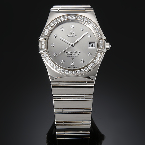 OMEGA(USED) 컨스틸레이션 화이트골드 다이아베젤