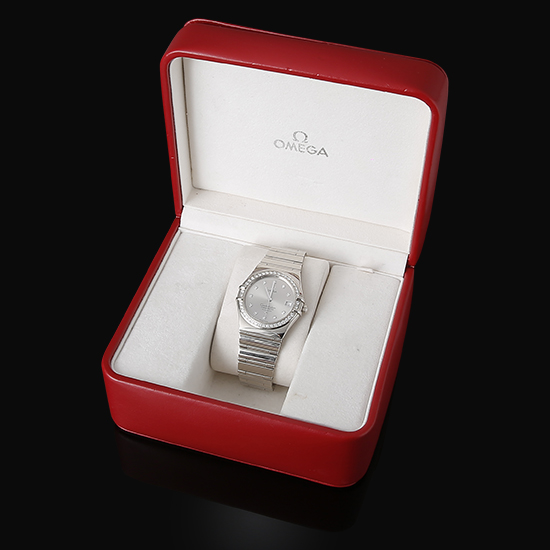 OMEGA(USED) 컨스틸레이션 화이트골드 다이아베젤
